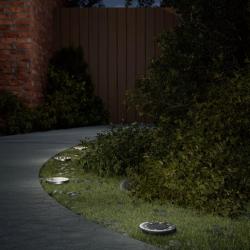 Lampes solaires de sol et piquets de sol ext&eacute;rieur 12 pcs