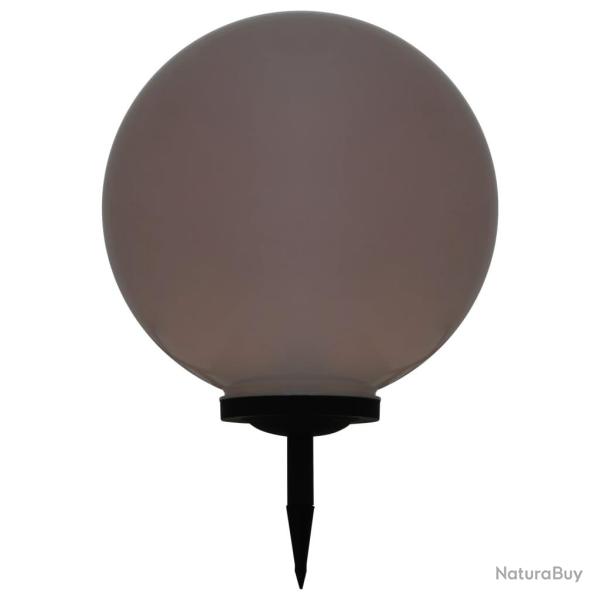 Lampe LED solaire d'extrieur sphrique 50 cm RVB alsavelo