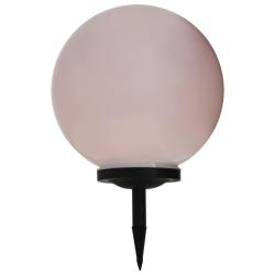 Lampe LED solaire d'ext&eacute;rieur sph&eacute;rique 40 cm RVB alsavelo