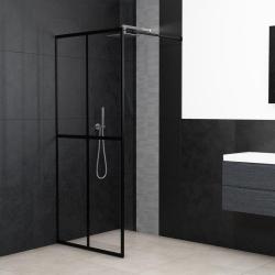 &Eacute;cran de douche Verre tremp&eacute; transparent 140x195 cm alsavelo