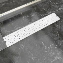Drain de douche lin&eacute;aire 630x140 mm acier inoxydable alsavelo