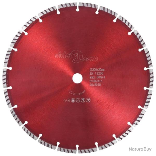 Disque de coupe diamant� avec acier turbo 300 mm