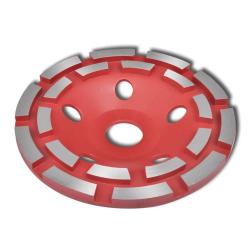 Disque de broyage diamant&eacute; &agrave; double ligne 180 mm