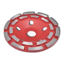 Disque de broyage diamant&eacute; &agrave; double ligne 125 mm