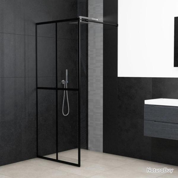 �cran de douche Verre tremp� transparent 90x195 cm alsavelo