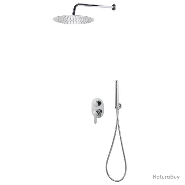 Syst�me de douche Acier inoxydable 201 Argent� alsavelo