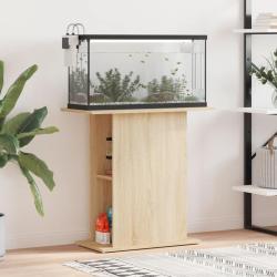 Support pour aquarium ch&ecirc;ne sonoma 75x36x72,5 cm