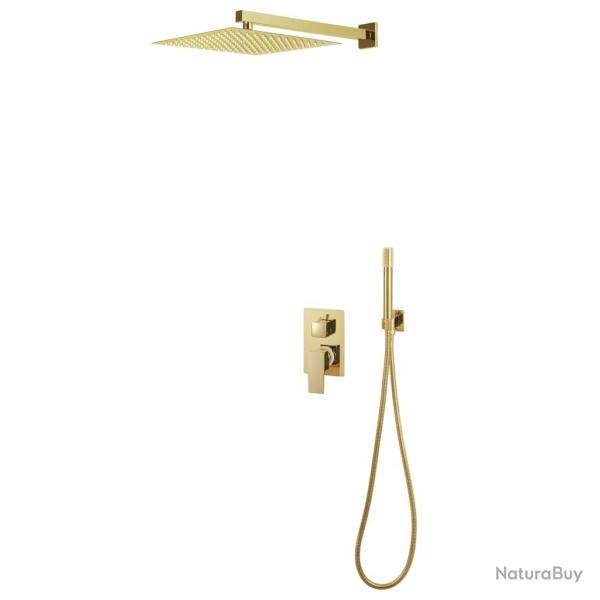 Syst�me de douche Acier inoxydable 201 Dor� alsavelo