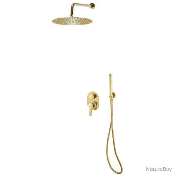 Syst�me de douche Acier inoxydable 201 Dor� alsavelo