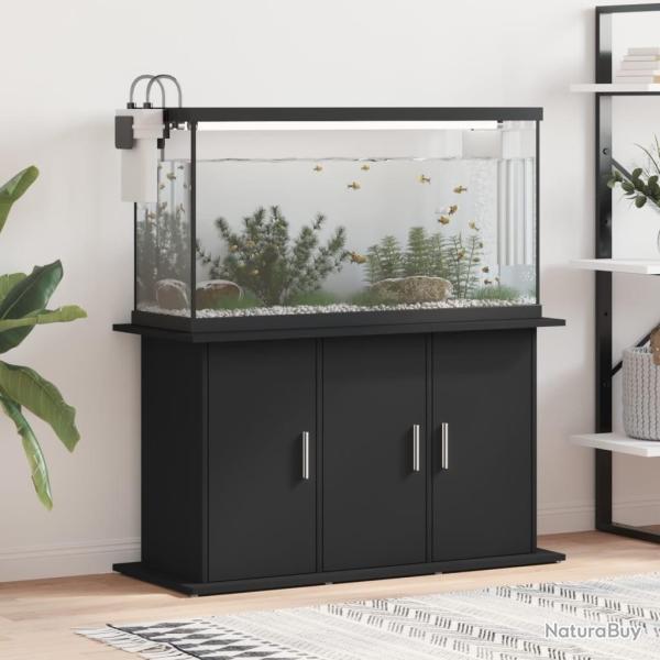 Support pour aquarium noir 101x41x58 cm bois d'ingnierie alsavelo