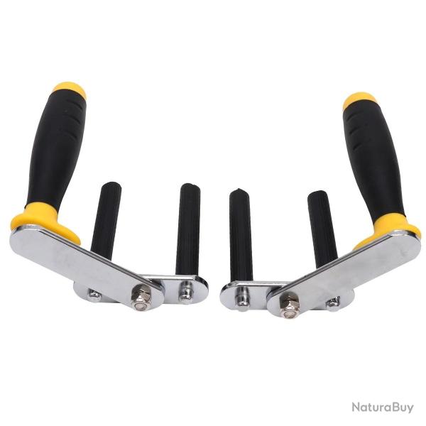 pince de l�ve-plaque, poign�e de transport, carreaux de c�ramique, verre, plaque de gypse Black