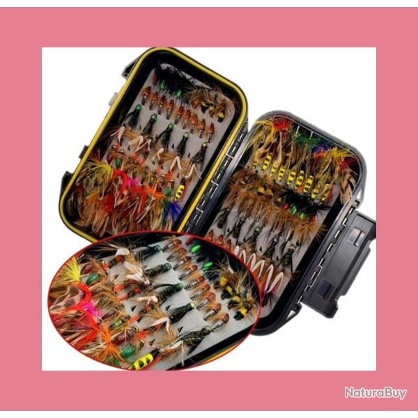 Kit 65 App�ts  p�che � la mouche