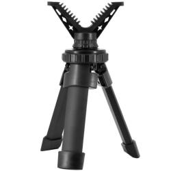 Tr&eacute;pied de Tir Compact R&eacute;glable en Aluminium Support en V Rotatif 360&deg; L&eacute;ger Stable Fusil de Chasse