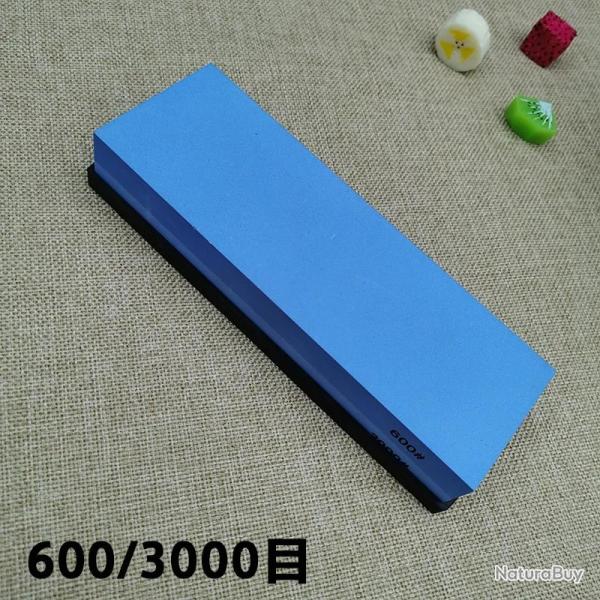 Pierre a Eau a Aiguiser les Couteaux Double Face, Modele: 600/3000