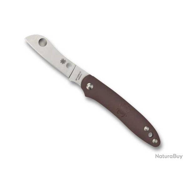 COUTEAU SPYDERCO ROADIE BRUN
