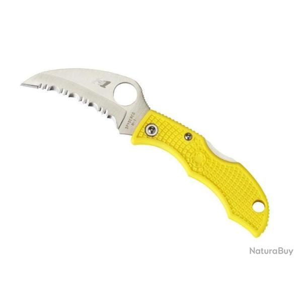 COUTEAU SPYDERCO LADYBUG 3 SALT JAUNE