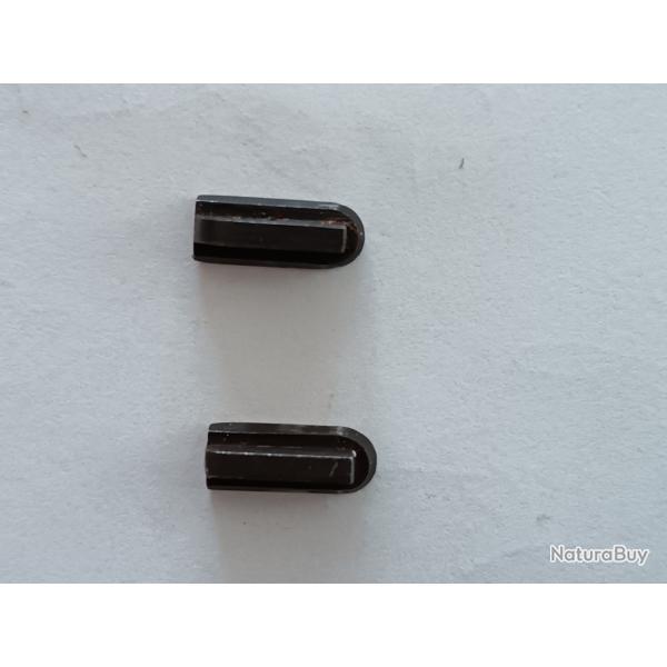 LOT DE 2 GUIDONS METAL