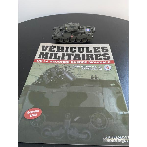 V�hicule 1/43 Char Moyen MK. VI CRUSADER III