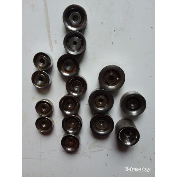 Lissoirs chrom�es  calibre 16.