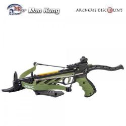 Pistolet Arbal&egrave;te Classique ManKung Alligator 80 Lbs Vert