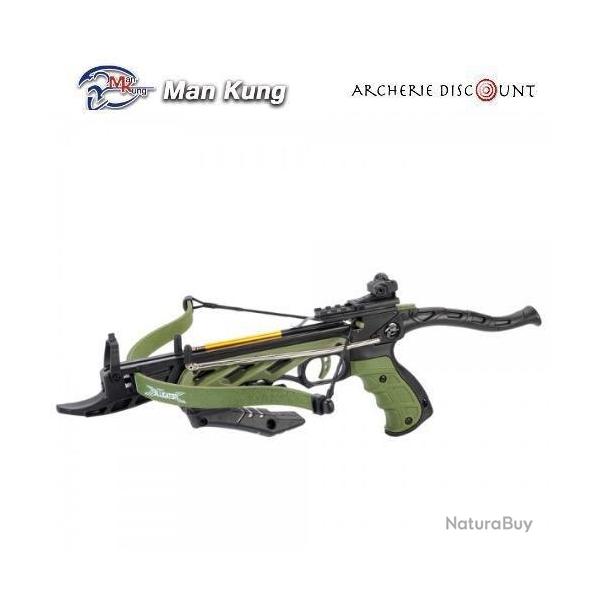 Pistolet Arbal�te Classique ManKung Alligator 80 Lbs Vert