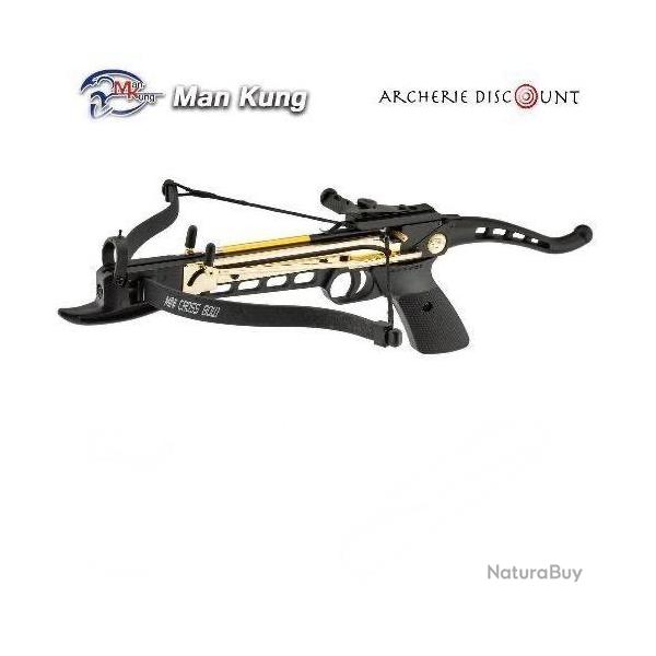 Pistolet Arbal�te ManKung 80 Lbs Noir et Or