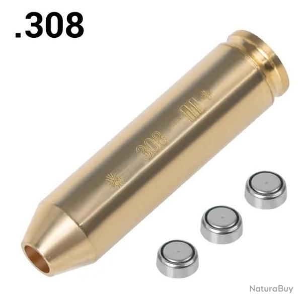 Cartouche laser de r�glage calibre 308. Win et .243