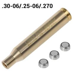 Cartouche laser de r&eacute;glage calibre 30-06 / 25-06 / .270