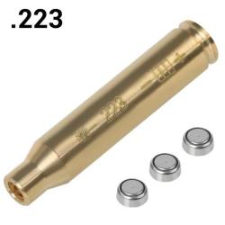 Cartouche laser de r&eacute;glage calibre 223 REM