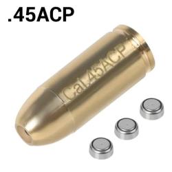 Cartouche laser de r&eacute;glage calibre 45ACP