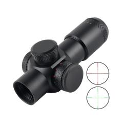Lunette de tir 3x28IR r&eacute;ticule lumineux avec colliers 11 ou 22 mm aux choix