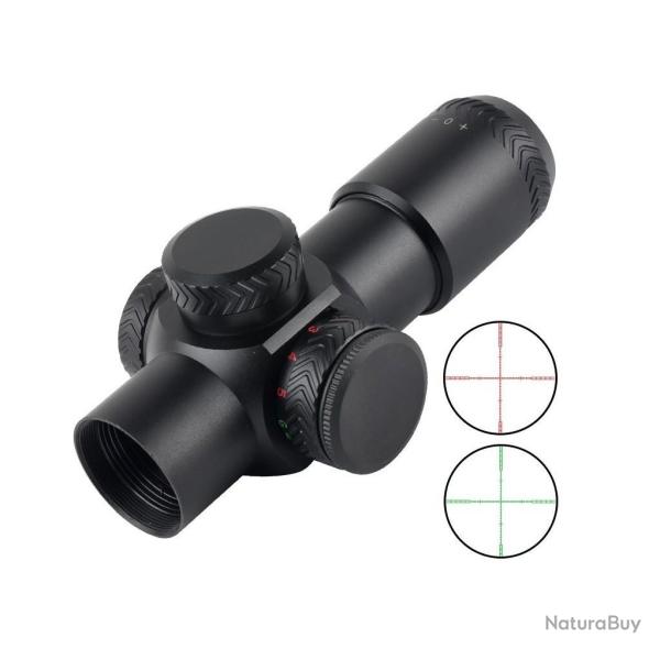 Lunette de tir 3x28IR r�ticule lumineux avec colliers 11 ou 22 mm aux choix
