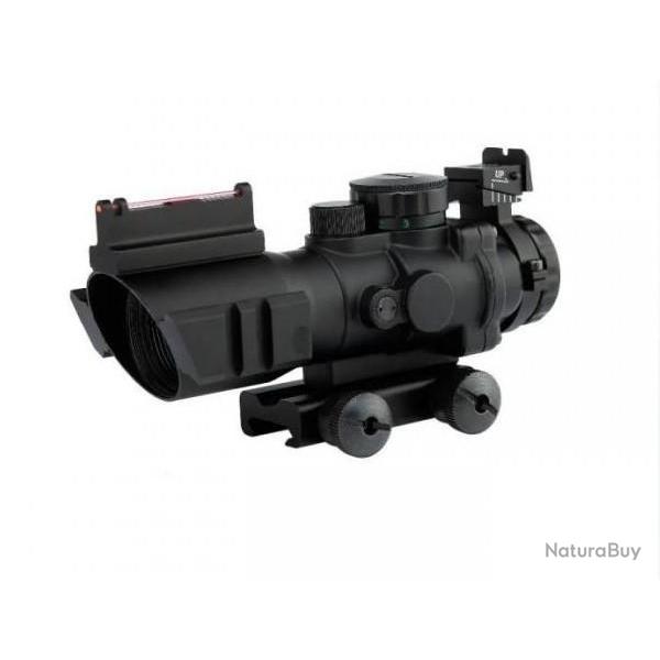 Red Dot 4x32 avec vis�e fibre optique sup�rieur pour rail picatinny
