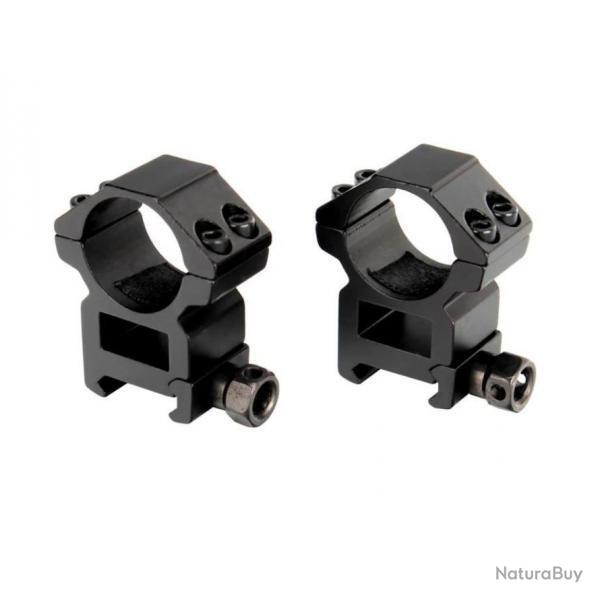 Colliers de fixation pour lunette de tir rail 22 mm diam�tre 25,4 mm (1 pouce)