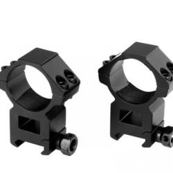 Colliers de fixation pour lunette de tir rail 22 mm diam&egrave;tre 30 mm