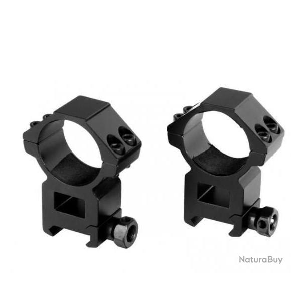 Colliers de fixation pour lunette de tir rail 22 mm diam�tre 30 mm