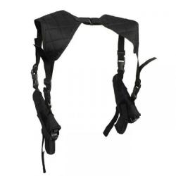Holster d'&eacute;paule universel double arme Noir