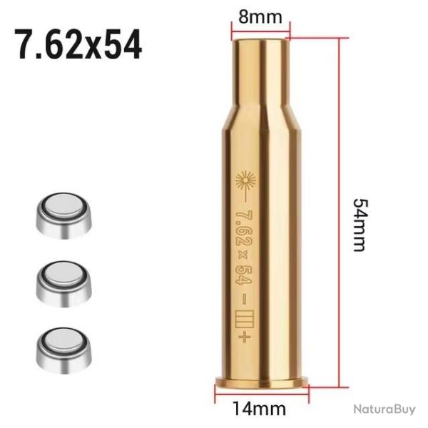 Cartouche laser de r�glage calibre 7.62x54