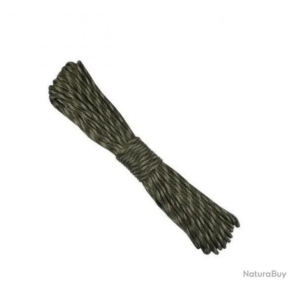 Paracorde coloris Camo 31 m�tres 7 brins 4 mm de diam�tre