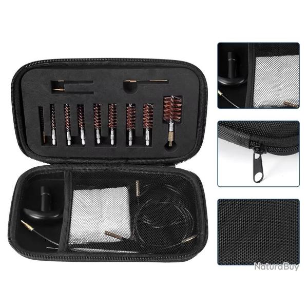 Kit de nettoyage universel toutes armes pour calibres ,17 � 12 GA
