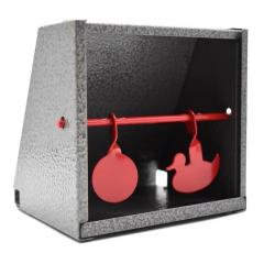 Porte cible 14x14 avec 2 objectifs en m&eacute;tal