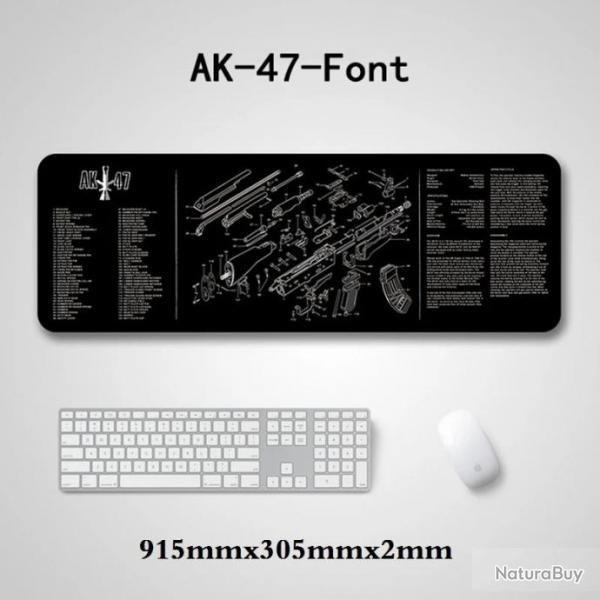 Tapis de dmontage et nettoyage AK47 91,5 x 30,5 cm