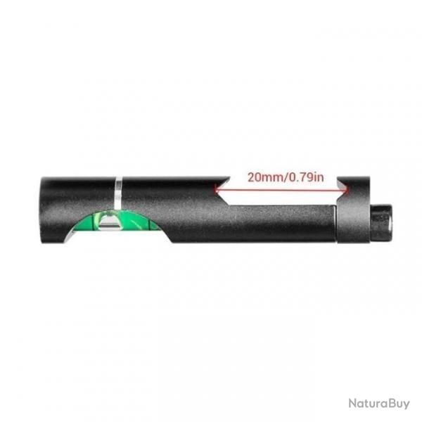 Niveau � bulle tactique pour rail picatinny 22 mm