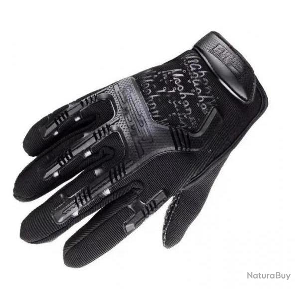 Gants tactiques antid�rapants noirs taille M