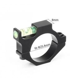 Niveau &agrave; bulle &agrave; monter sur lunette avec tube en 25,4 mm