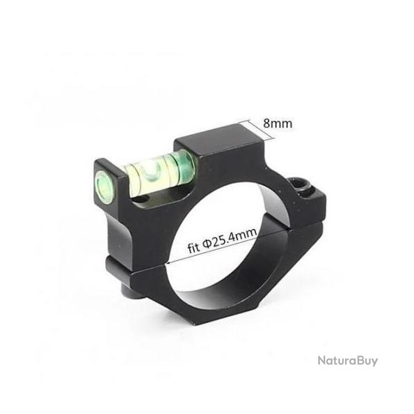 Niveau � bulle � monter sur lunette avec tube en 25,4 mm
