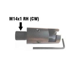 Adaptateur filet&eacute; pour Mosin-Nagant 91/30 - M14x1 RH sens horraire (CW)