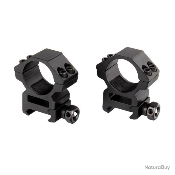 Colliers de fixation Bas pour lunette de tir, rail picatinny diam�tre 25,4 mm (1 pouce)