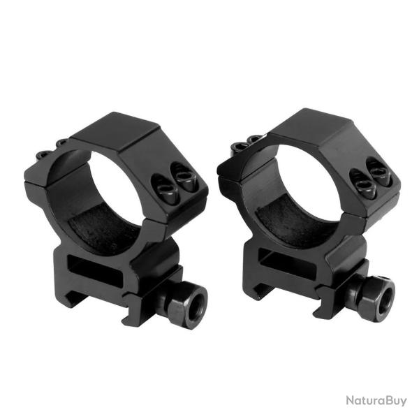 Colliers de fixation Bas pour lunette de tir rail picatinny diam�tre 30 mm