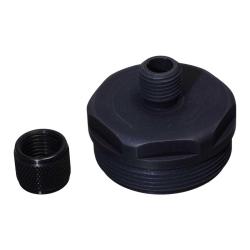 Adaptateur silencieux 1/2 UNF pour pistolet mitrailleur Sig Sauer MCX CO2 &agrave; plomb